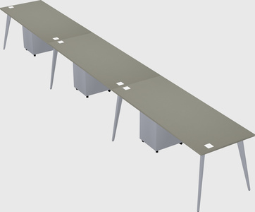 Modern rectangular office desk