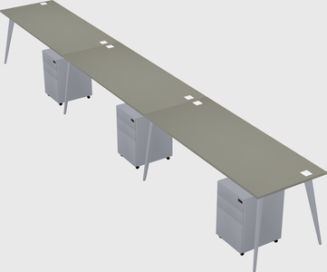 Modern rectangular office desk
