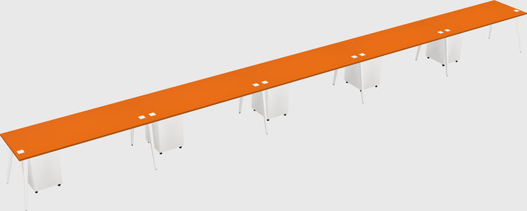 Modern rectangular office desk