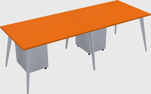 Modern rectangular office desk