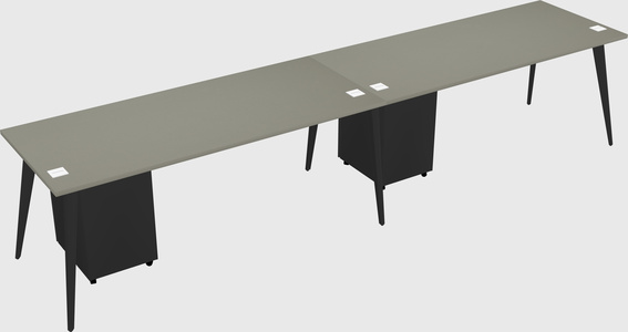 Modern rectangular office desk