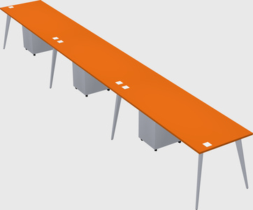 Modern rectangular office desk