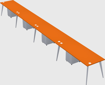 Modern rectangular office desk