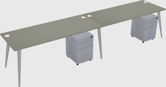Modern Rectangular Office Desk