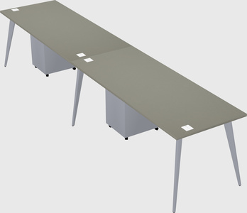 Modern rectangular office desk