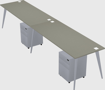 Modern rectangular office desk