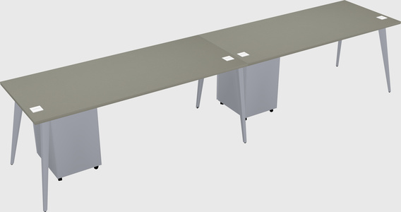 Modern rectangular office desk