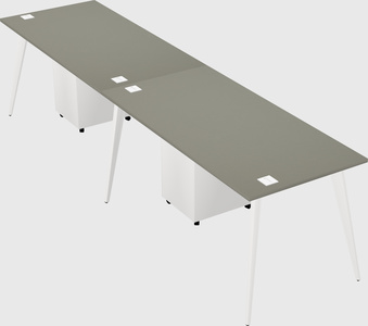 Modern rectangular office desk