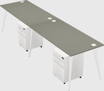 Modern rectangular office desk