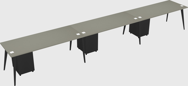 Modern rectangular office desk