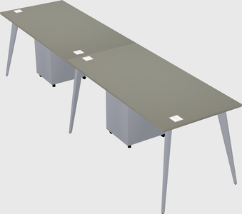 Modern rectangular office desk