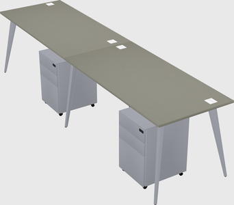 Modern rectangular office desk