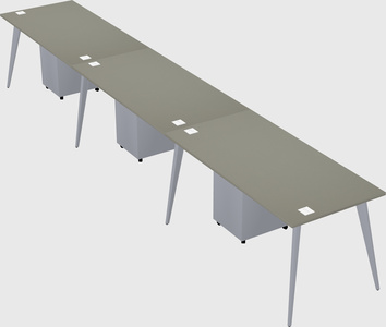 Modern rectangular office desk