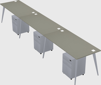 Modern rectangular office desk