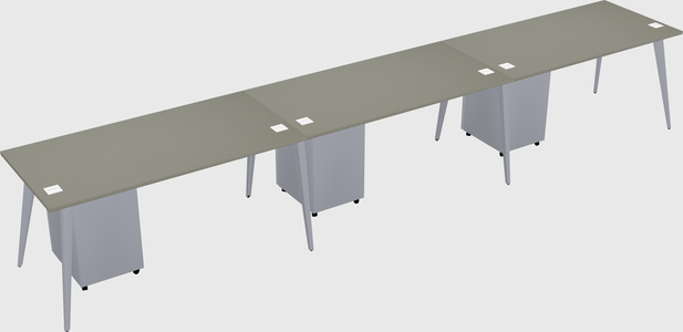 Modern rectangular office desk