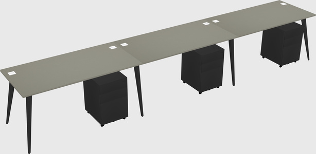 Modern Rectangular Office Desk