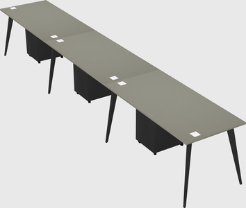 Modern rectangular office desk