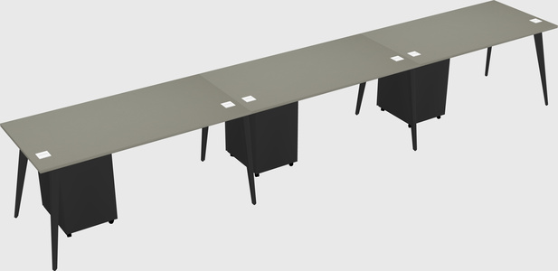 Modern rectangular office desk