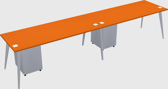 Modern rectangular office desk