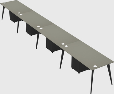 Modern rectangular office desk