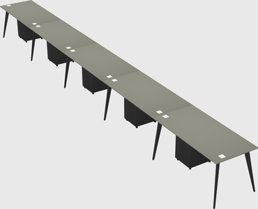 Modern rectangular office desk