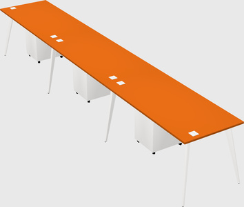 Modern rectangular office desk