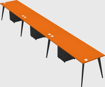 Modern rectangular office desk