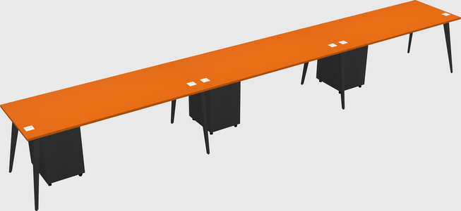 Modern rectangular office desk
