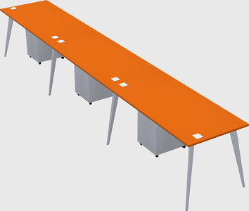Modern rectangular office desk