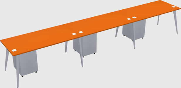 Modern rectangular office desk