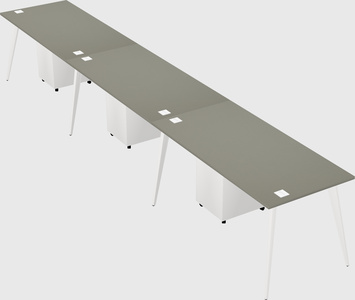 Modern rectangular office desk