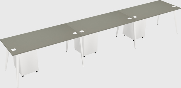 Modern rectangular office desk