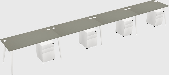 Modern Rectangular Office Desk