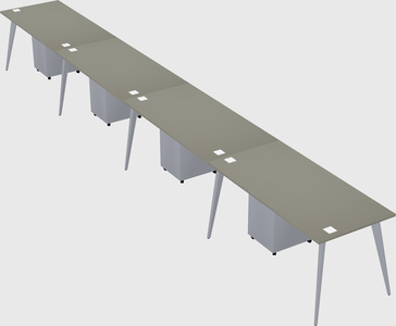 Modern rectangular office desk
