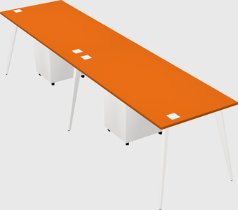 Modern rectangular office desk