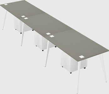 Modern rectangular office desk