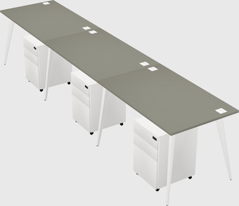 Modern rectangular office desk
