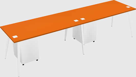 Modern rectangular office desk