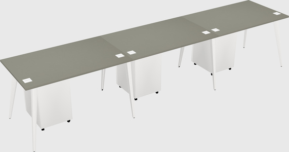 Modern rectangular office desk