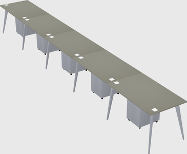 Modern rectangular office desk