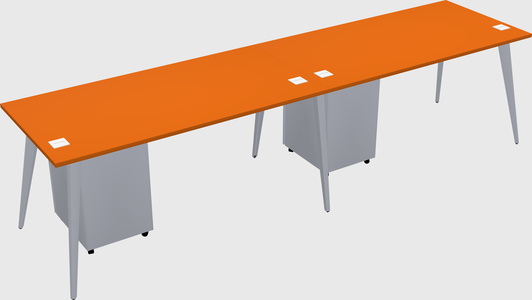 Modern rectangular office desk