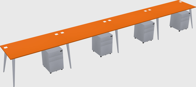Modern Rectangular Office Desk