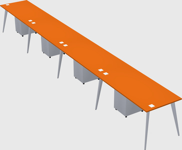 Modern rectangular office desk