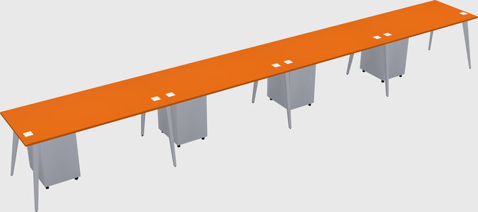 Modern rectangular office desk