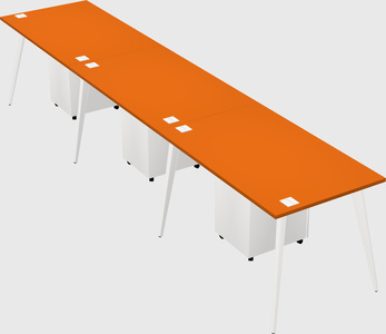 Modern rectangular office desk