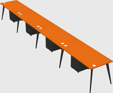 Modern rectangular office desk