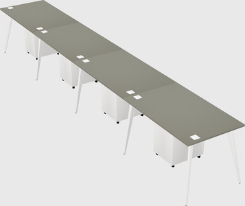 Modern rectangular office desk
