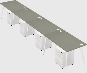 Modern rectangular office desk