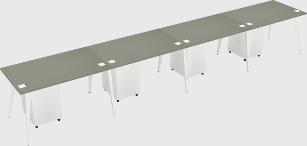 Modern rectangular office desk