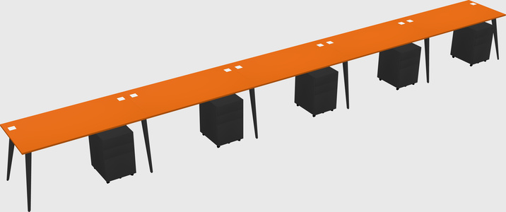 Modern Rectangular Office Desk